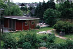 Das Welpenhaus im Garten